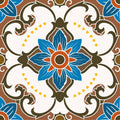 Poromoro Spanish Portuguese Azulejo Style Peel and Stick Backsplash Tile Stickers Set of 16 Pcs (5.9, 54)