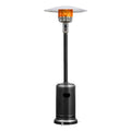 Costway 48000 BTU Propane Patio Heater Standing LP GAS Steel w/ Wheels Black