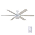 Honeywell Kaliza 56 - in Bright White Indoor Ceiling Fan with Light Remote