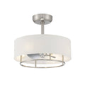 Kaiti Ceiling Fan with Dimmable Lights - Brushed Nickel Finish