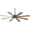 Possini Euro Design 70" Defender Industrial Rustic Farmhouse Indoor Outdoor Ceiling Fan with Remote Control Oil Rubbed Bronze Koa Damp Rated for