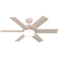 Hunter 44 in. Pacer Blush Pink Ceiling Fan with LED Light Kit & Handheld Remote