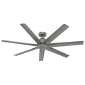 Hunter Downtown 60" Ceiling Fan in Matte Silver