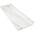 ROOMTEC Laminate Countertop, Butcher Block Countertop with Full Wrap Edge & Backsplash for DIY Table Top, Kitchen Countertop, Washer Dryer Counter