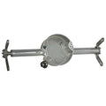 Hubbell Raco 936 4 in. Round Retro - Brace Ceiling Fan - Rated Support 4 in Gray