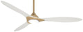 Minka Aire Sleek 60" Ceiling Fan in Soft Brass