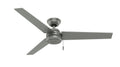 Hunter Cassius 52" Ceiling Fan - Matte Silver